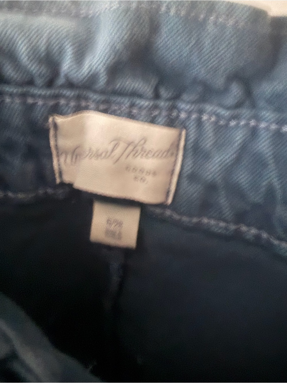 Universal Thread High-Rise Paperbag Tie-Waist Women’s Shorts - Blue 6/28 - nwt - Picture 5 of 6